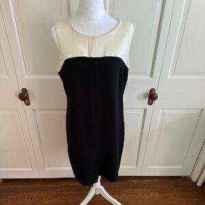 Laundry By Shelli Segal Size 8 Black and White Block Cocktail Dress